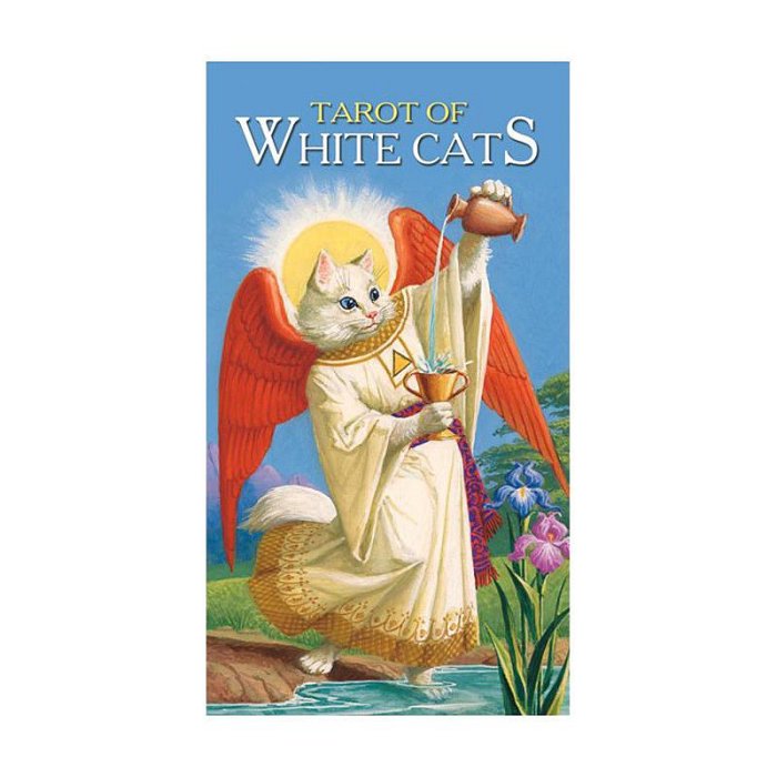 三森 進口正版 白貓塔羅牌 Tarot of White Cats