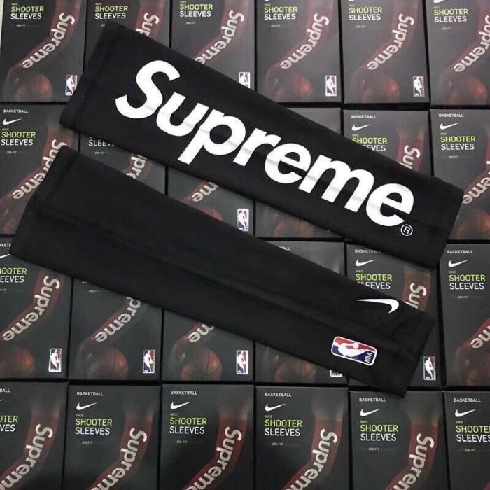 Supreme Nike NBA Shooting Sleeve NBA聯名袖套黑紅| Yahoo奇摩拍賣