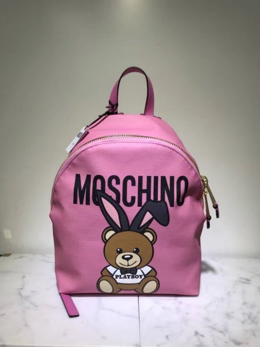 Moschino Play Boy Bear Backpack 小型後背包 Play Boy 熊 黑