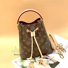 【黎都精品】LV 字紋 NéoNoé BB 兩用水桶包