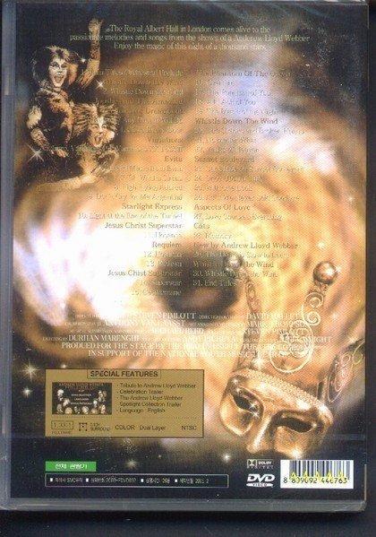 正版全新DVD~韋伯50歲生日音樂會Andrew Lloyd Webber歌劇魅影~英文字幕