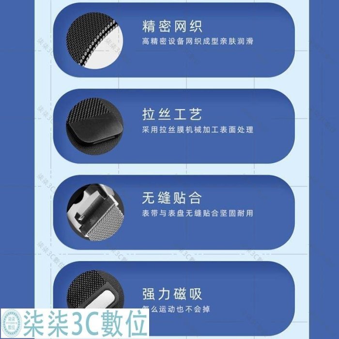 『柒柒3C數位』Redmi手環腕帶紅米手錶錶帶替換帶小米4c智能運動金屬不鏽鋼錶帶SY121