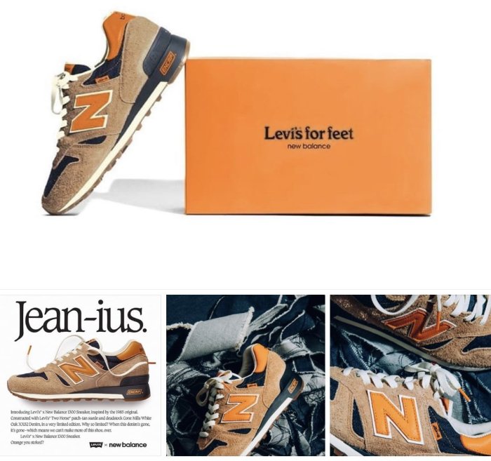 US.10全新 New Balance x Levi’s聯名鞋款 M1300LV