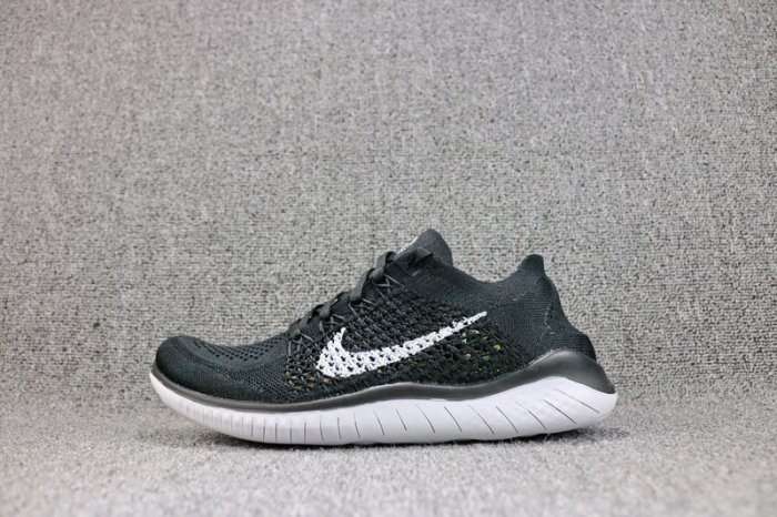 Nike FREE RN FLYKNIT 2018 赤足飛線跑鞋 黑白男鞋 942838-001