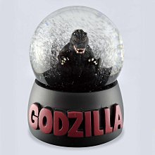 =海神坊=日本 631898 哥吉拉 全身 黑色風暴水晶球 Godzilla 雪球 生日禮物模型場景擺飾人偶公仔經典收藏