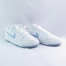 NIKE Dunk Low Retro DV0831109 男款 休閒鞋 低筒經典款 白x微藍【iSport愛運動】