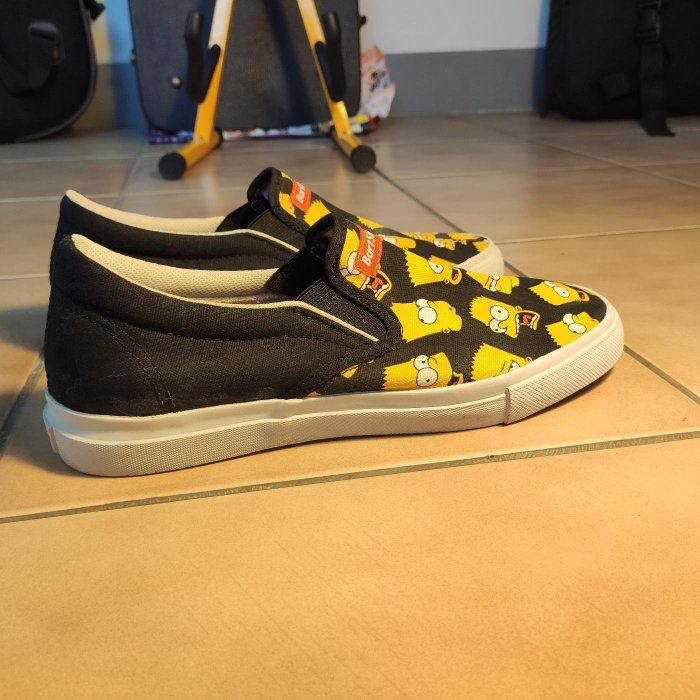 2015 stayreal Bart The Simpsons辛普森家庭霸子便鞋板鞋樂福鞋 slipon sneakers shoes 嘻哈潮流街頭塗鴉vans