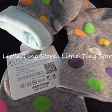 Little Ting Store 韓國製無束痕襪復古可愛糖果系水玉點點配色襪/反摺點點襪短襪/中統襪