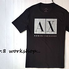 【A/X男生館】【ARMANI 大LOGO貼鑽短袖T恤】【AX002M2】(XS-S)