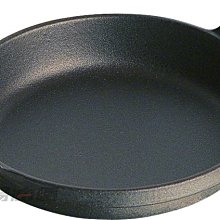 【易油網】【缺貨】Staub 圓形雙耳鑄鐵圓烤盤 20cm 可堆疊 (黑) 法國製 40509-558