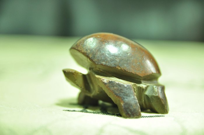 蘇瑞鹿  太極石雕創作  鐵丸石太極龜 7