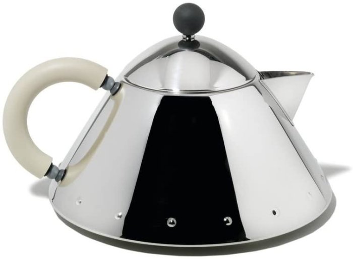 義大利 ALESSI Teapot Kettle Teapot MG33 1L 18/10不鏽鋼 拋光鏡面水壺 茶壺