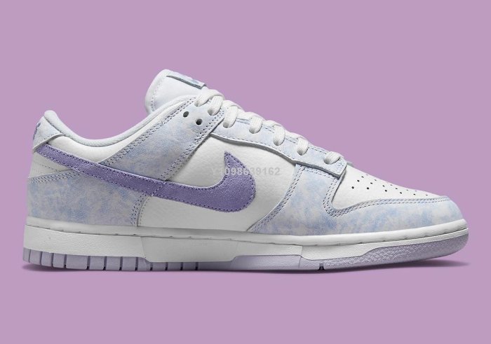 代購】Nike Dunk Low “Purple Pulse”白紫葡萄白黃扎染低幫休閒滑板鞋