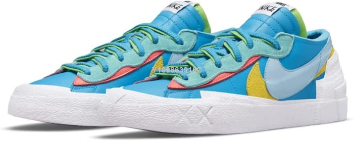 代購】Kaws x Sacai x Nike Blazer Low 藍時尚休閒百搭滑板鞋DM7901