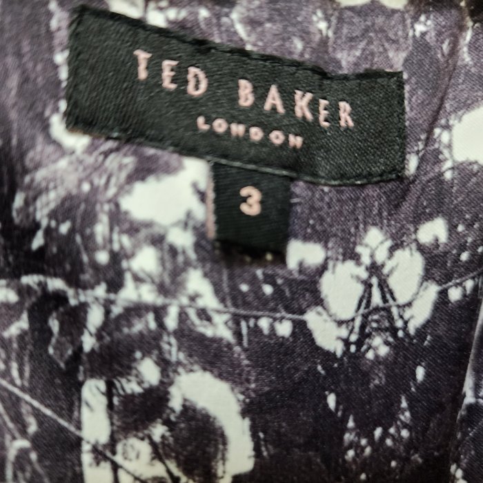 Ted Baker 英國 時尚品牌 專櫃 黑 長版背心 連身裙  3