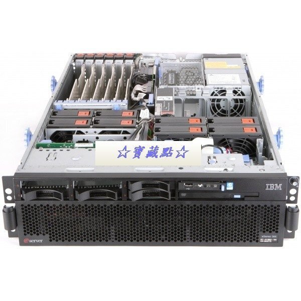 ☆寶藏點☆ 現貨供應IBM X366(x3850)(8863-2RV-4RV)  CPU:3.0G3.66G*2/4 4/8G Ram