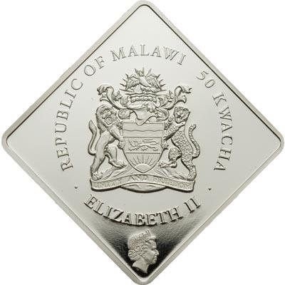 馬拉威 紀念幣 2009 白獅紀念銀幣 原廠