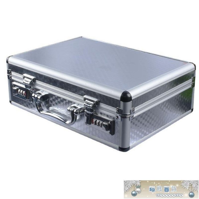 鋁合金密碼箱手提密碼收納箱禮品 箱定制鋁箱安全 手提箱-琳瑯百貨