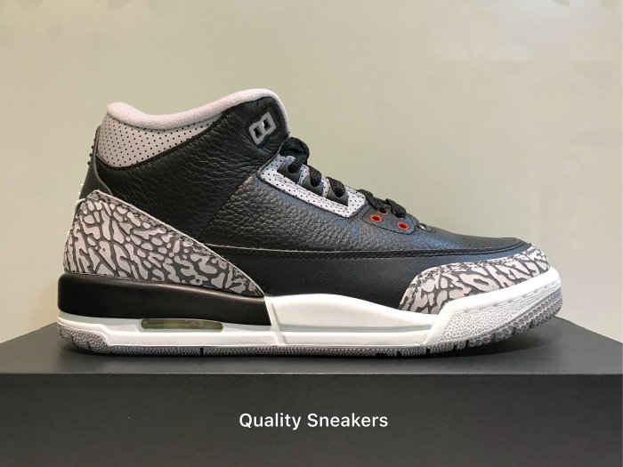 現貨 - Jordan 3 Retro OG 黑水泥 爆裂紋 GS 女段 854261-001