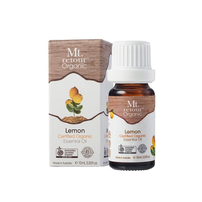 【澳洲 Mt.retour】滿額免運~山迴有機100%天然檸檬精油Lemon 10ml 超新鮮現貨