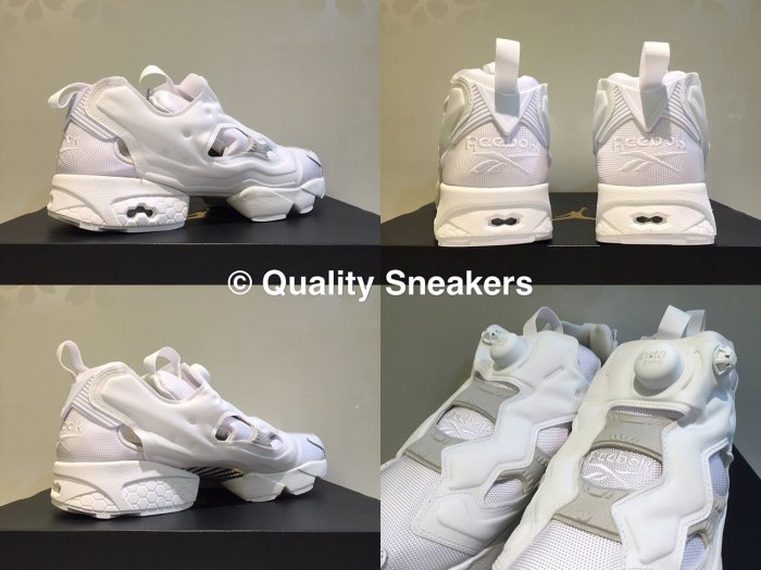 現貨 - Reebok Insta Pump Fury OG 全白 白魂 麂皮 網布 AR2199