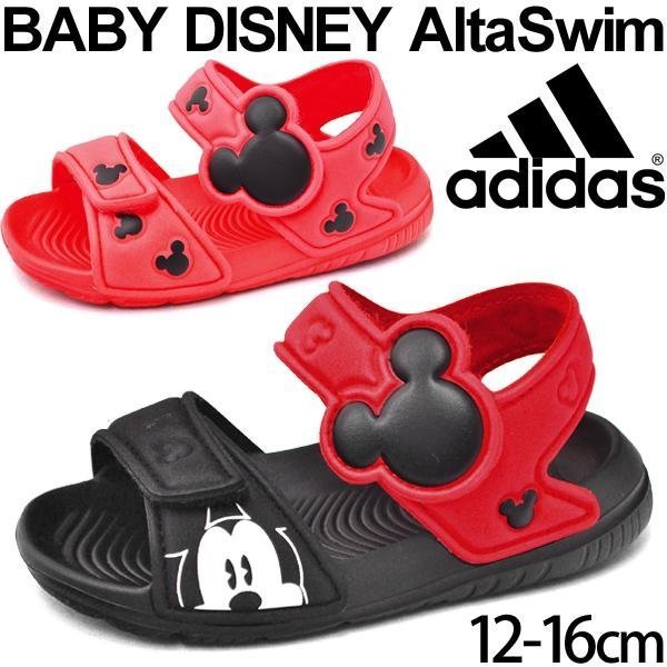 【鞋印良品】ADIDAS 愛迪達 DISNEY MINNIE 迪士尼 BA9304 小童 米妮 米奇 涼鞋 童鞋 桃紅黑