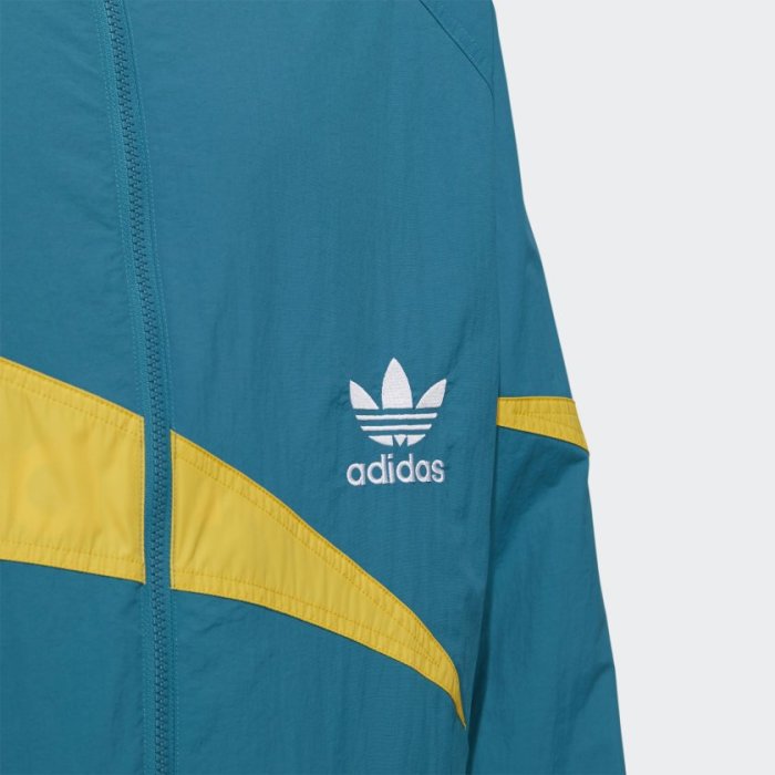 【豬豬老闆】ADIDAS OG TRACK JACKET 拼接 防風 立領外套 男款 黑H46698 藍綠 H46699