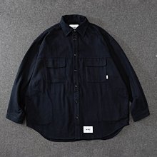 MOMO全球購】WTAPS WCPO 01 LS COTTON FLANNEL兩袋寬松長袖襯衫| Yahoo