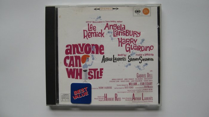 Anyone Can Whistle 桑坦作品 1964 Original Broadway Cast 自藏CD