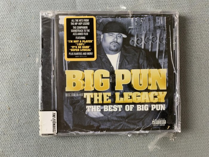 O版 Legacy The Best of Big Pun CD 盒裂 塑料皮破損