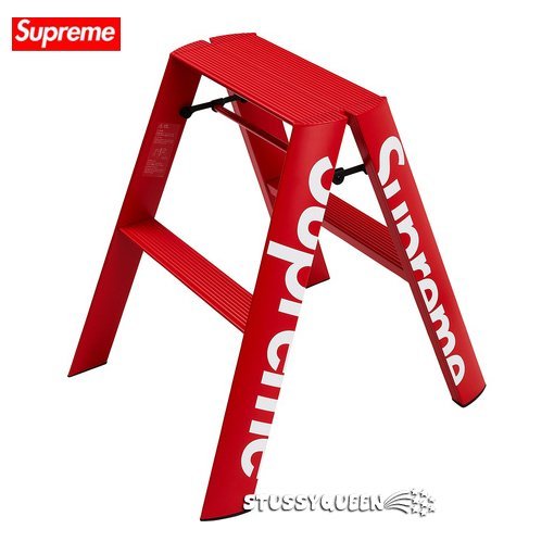 超搶手】全新正品2018 秋冬Supreme Lucano Step Ladder 2階工作梯折疊