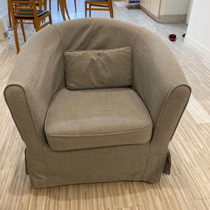 IKEA TULLSTA_扶手椅, nordvalla 灰色, 79x70x77 公分