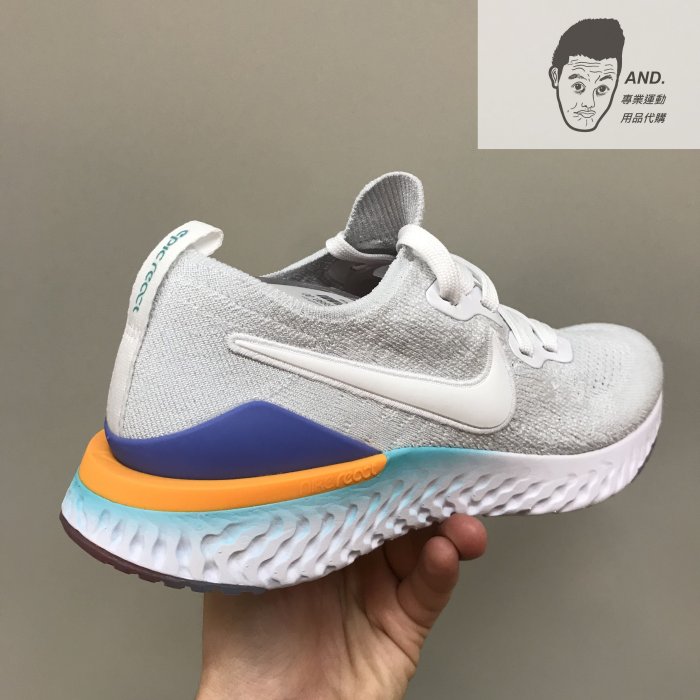 【AND.】NIKE EPIC REACT FLYKNIT 2 編織 慢跑鞋 緩震 襪套 女款 BQ8927-104