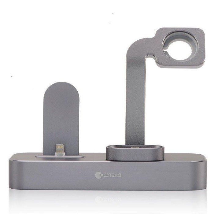 熱銷 適用於Apple Watch鋁合金充電座 AirPods耳機充電支架 蘋果手機支架 iPhone多功能三合一充電架