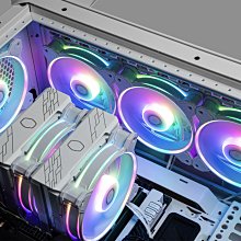 小白的生活工場*Coolermaster MF140 Halo2 白色 雙環式ARGB光效 14公分風扇