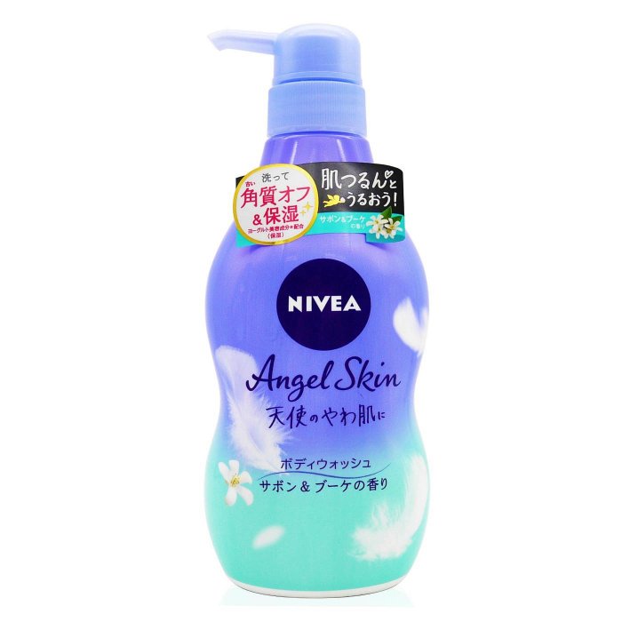 NIVEA 天使柔膚沐浴乳480ml（花朵&蜜桃香/黑醋栗&草本香水/香皂&花束香)有3款香味可選，下單前請先詢問貨量