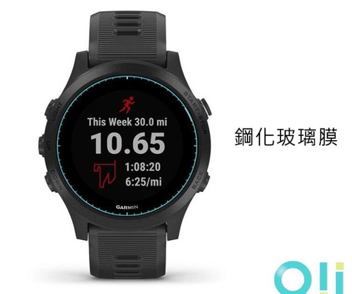 特價 現貨到 Qii GARMIN Forerunner 945 玻璃貼 兩片裝 智慧型手錶保護貼 手錶保護貼
