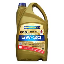 【易油網】RAVENOL FDS 5W30 全合成機油 汽油車 柴油車 專用 5W-30 A5/B5 FORD