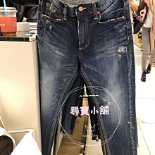 $尋寶小舖$正韓RODIS DENIM微秋最新款 ㄇ形褲腳微休閒8-9分丹寧牛仔小直筒褲#785