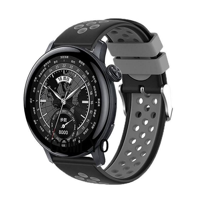 小Z代購#VIVO 手錶 Watch 3錶帶硅膠雙色透氣運動舒適男女款保護膜