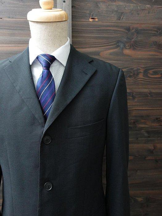 瑞士品牌 strellson 黑色 純羊毛 休閒西裝外套 44號