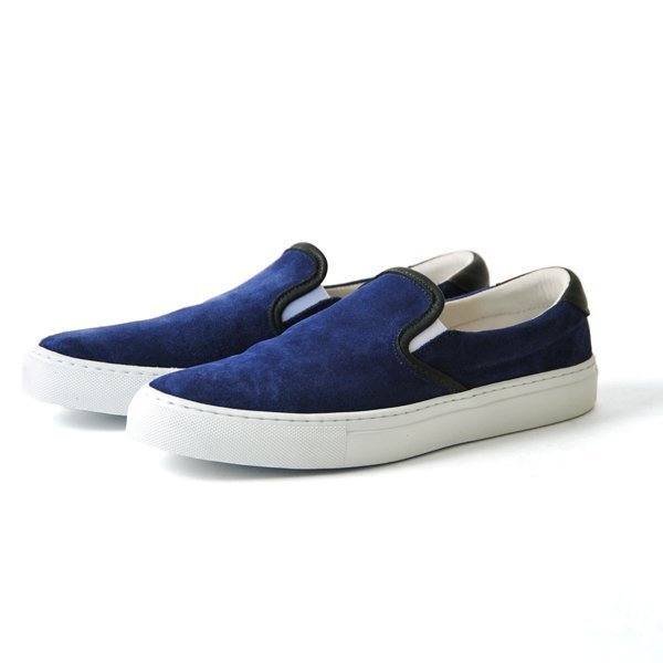 義大利製造 Diemme Grada 深藍 麂皮 高質感 至尊鞋 slip on visvim soph wtaps