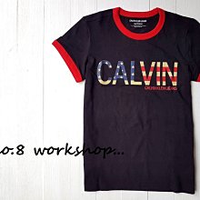 ☆【CK女生館】☆【Calvin Klein美國國旗LOGO印圖短袖T恤】☆【CKG001R2】(XS-S)