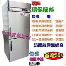 《利通餐飲設備》RS-R076C 2門-節能冰箱 瑞興 (全凍) 節能省電/四門冰箱冷凍庫冷藏冰箱冷藏櫃/冷凍櫃