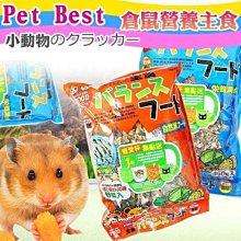 【🐱🐶培菓寵物48H出貨🐰🐹】Pet Best》營養滿點護毛│骨骼倉鼠營養主食450g 特價119元 自取不打折