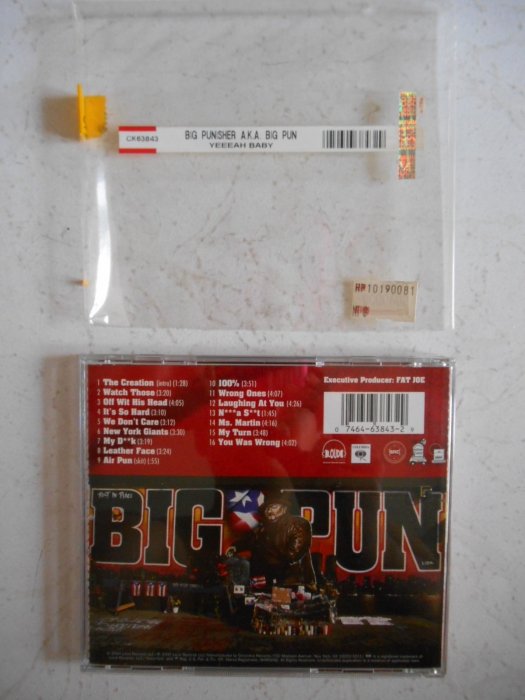 Big Punisher - Yeeeah Baby Big Pun 進口美版