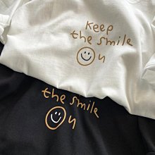 [一日限定] 台灣製短袖-Keep the smile On 笑臉純棉