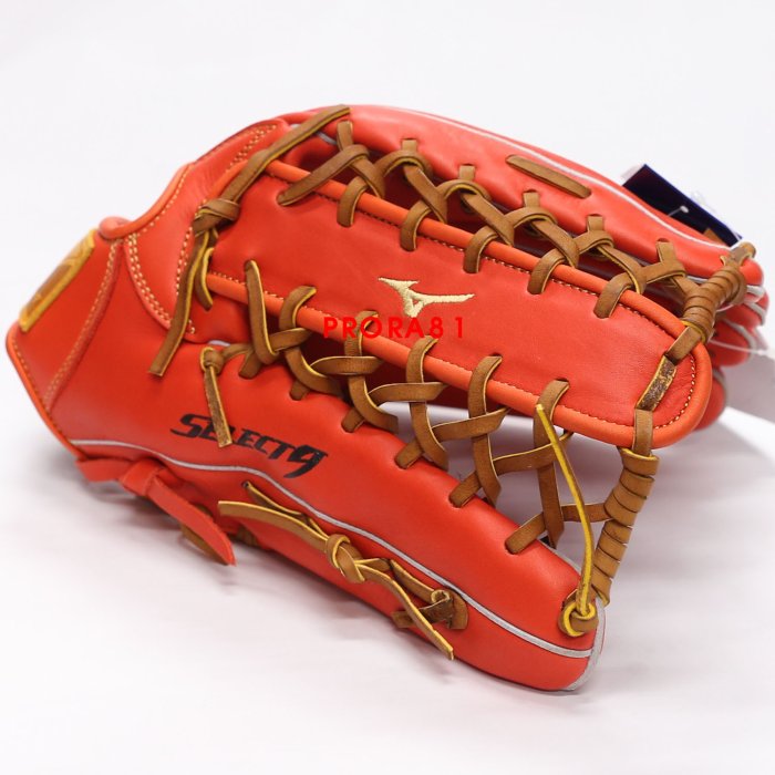 鞋大王Mizuno 1AJGR-23607 橘紅(52) 限定款棒球手套，12.5吋，有左撇專用【特價出清】免運費