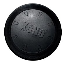 美國 KONG 經典飛盤玩具  橡膠玩具 耐咬 耐玩 戶外 UF3 黑色 尺寸L