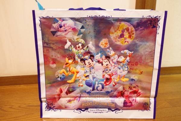 Tokyo Disney Sea東京迪士尼海洋樂園15週年限定批發用環保袋/購物袋 現貨